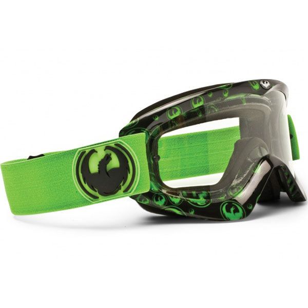 Dragon MDX Monster Kawasaki Green Motocross Goggles Adt  