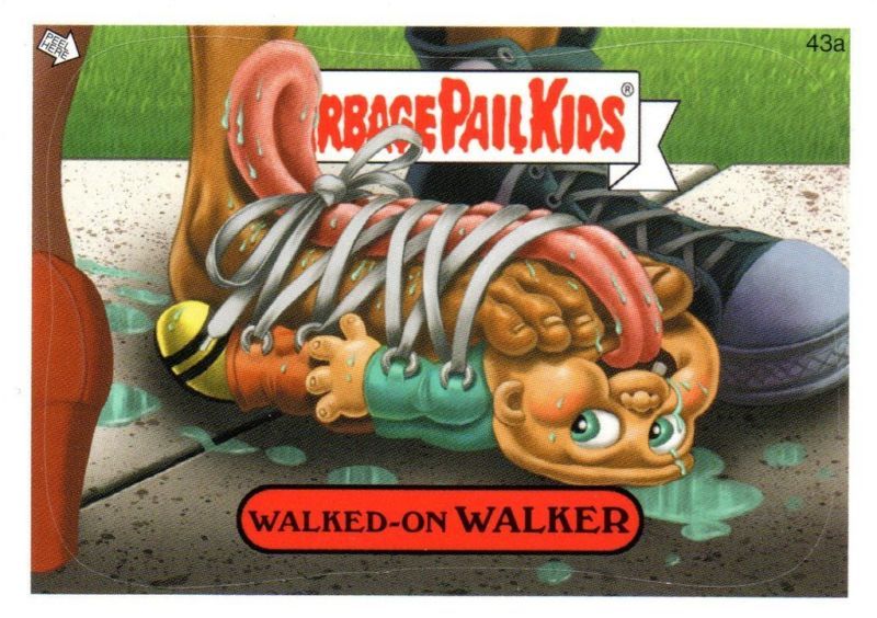 Garbage Pail Kids ANS 7 WALKED ON WALKER 43A  