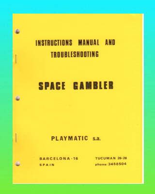 Reprint Manual contains information on General instructions Game 
