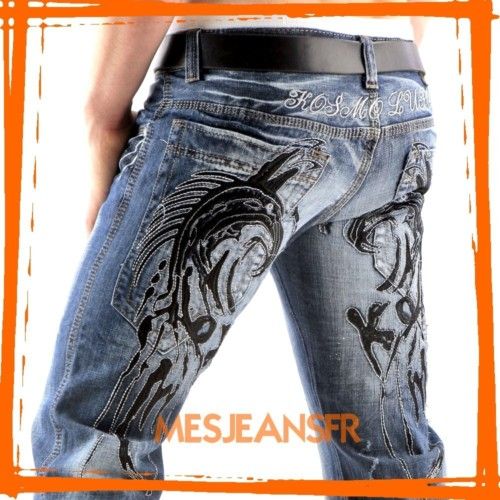 FASHION STAR MENS JEANS KOSMO LUPO ANUBIS G.W30  