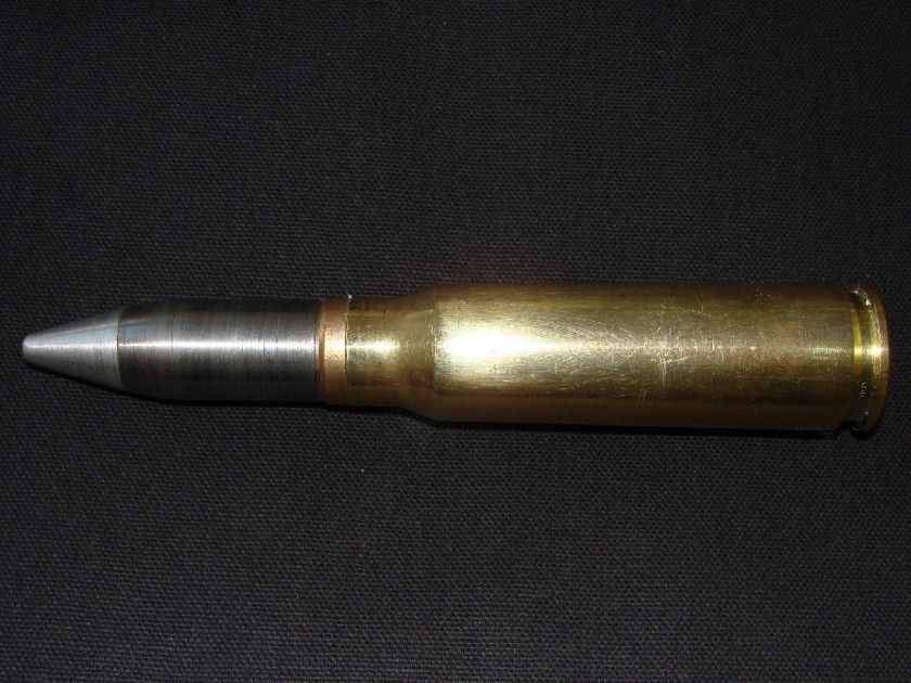 BULLET PEN 20MM VULCAN BRASS RIFLE CASING RETRACTABLE BY DALE BIBY 