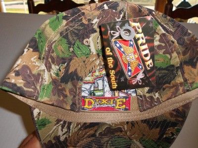 DIXIE AMMO CO. Camo Confederate Hat/Cap  