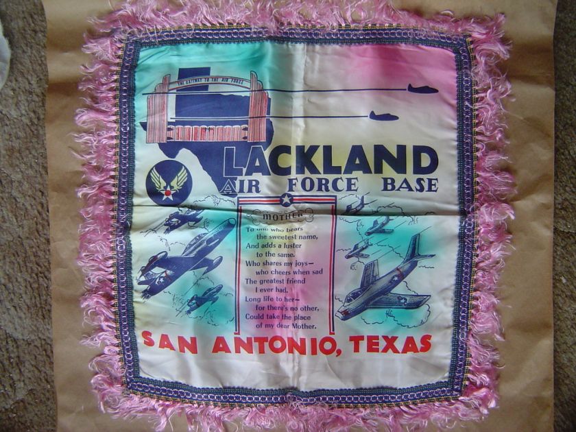 Lackland Air Force Base San Antonio TX pillow cover mom  