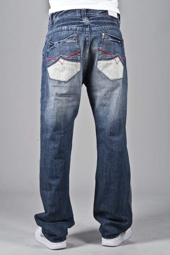 Akademiks Mens Jean V52P25TR MVT Were £59.99 Now £24.99  