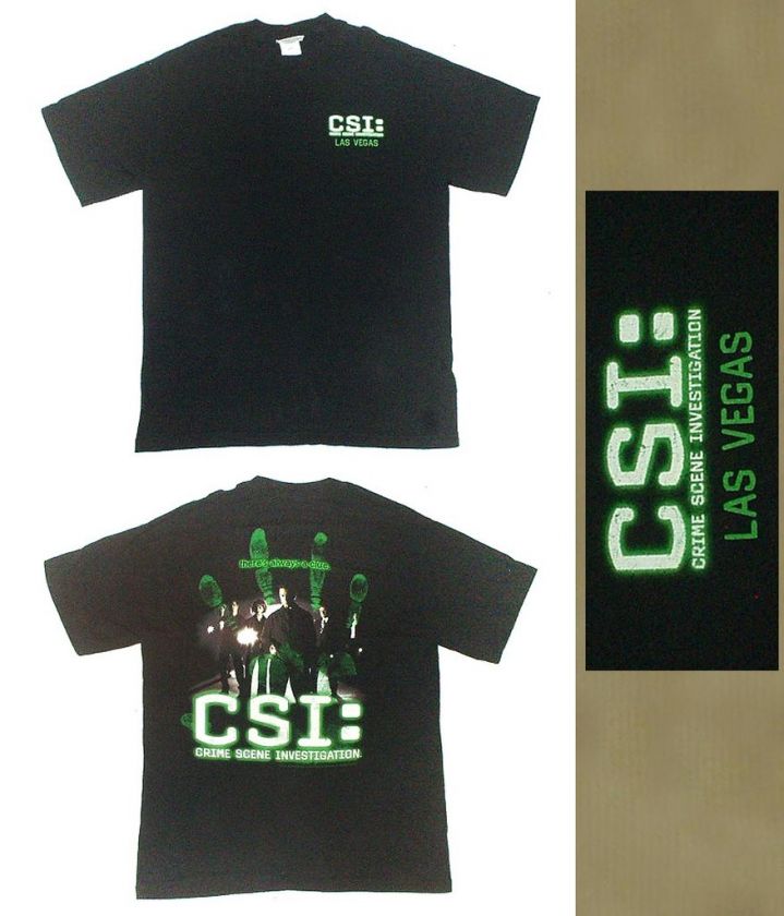 Vintage TV SHOW CSI Las Vegas Unit 07 T SHIRT NWORN M  