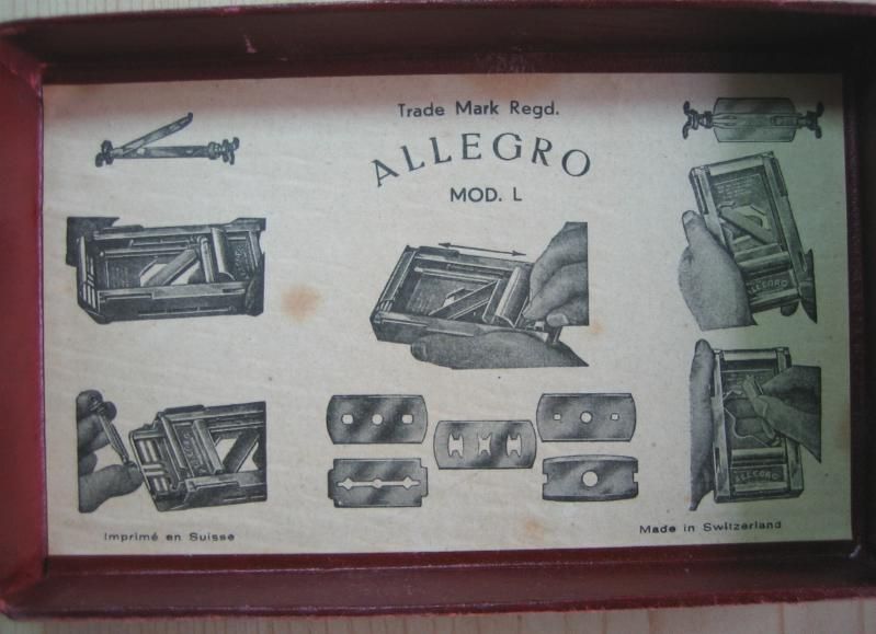 1930s ANTIQUE DRP SHAVING RAZOR SHARPENER DEVICE ALEGRO  