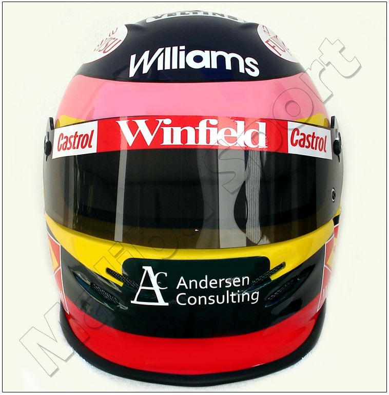 JACQUES VILLENEUVE F1 1998 REPLICA HELMET SCALE 11  