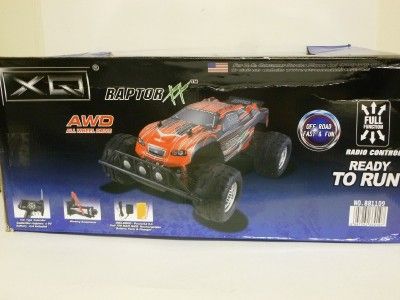   Machines Raptor XX RC Truck Off Road All Wheel Drive Red  