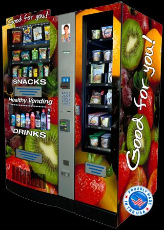   products just as visible but with lower energy usage healthy vending