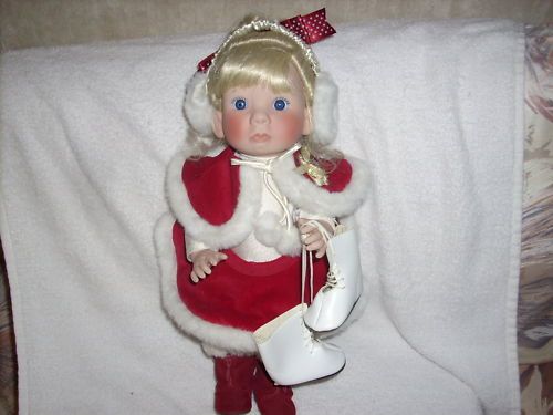 Christmas Angel1992 Middleton Vinyl Skate Doll COA #383  