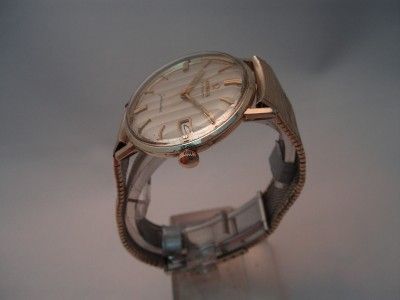 vintage omega seamaster automatic date 1962 14k gold filled mens watch