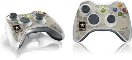 US Army Digital Desert Camo Skin for 1 Xbox 360 Controller  