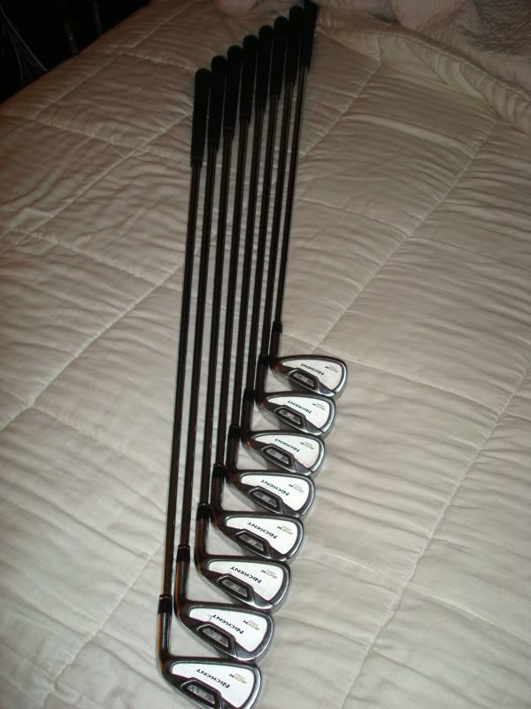 Nickent 3DX Pro 3 PW True Temper Dynamic Gold s300 Sensicore Iron set 