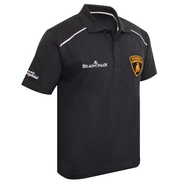 Lamborghini short sleeved polo black Size L  