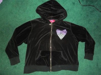 Torrid Born Famous Couture black zip up Hoodie Jacket 4 4x 28W  