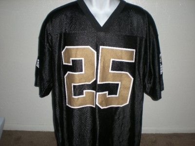    HOLE Reggie Bush #25 New Orleans Saints MENS Large Jersey TJB  