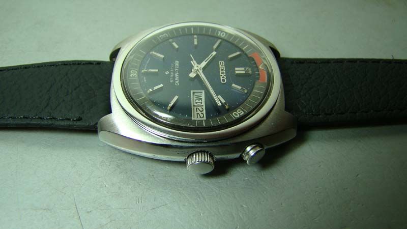 SUPERB VINTAGE SEIKO BELLMATIC AUTO ALARM DAY DATE WRIST WATCH OLD 