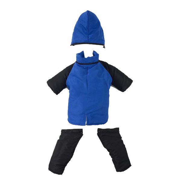 DOG SNOWSUIT SNOW/ ICE NYLON WINTER COAT BLUE BRAND NEW  