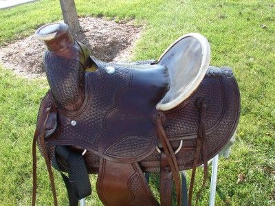 NEW WESTERN ROPING WADE bear trap STYLE HORSE SADDLE   Custom made 