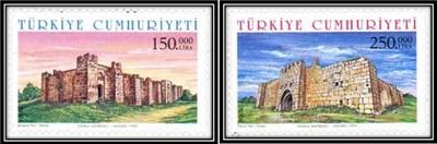 TURKISH STAMPS 1999, SILK ROAD, CARAVANSARIES, MNH