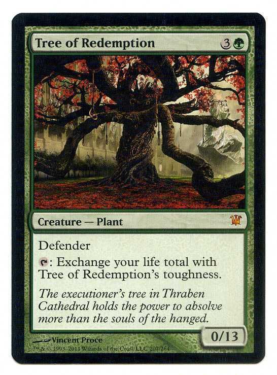 Innistrad ** 4x Tree of Redemption (MINT) ** Mtg Magic  