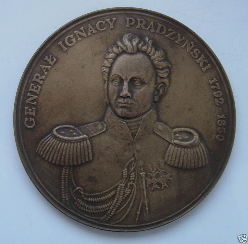 NAPOLEONIC WAR Gen. PRADZYNSKI WAR AGAINST RUSSIA MEDAL  