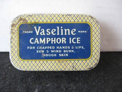 Vintage Vaseline Camphor Ice Tin  