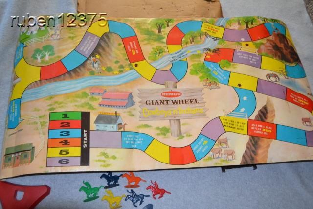   Cowboys n Indians, Big Wheel, Floor Size Western Board Game w/Box