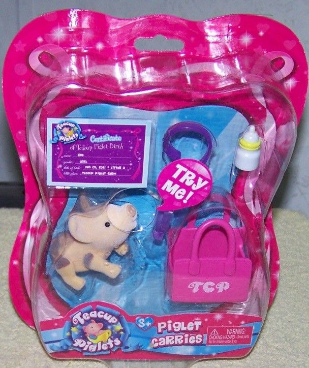 Teacup Piglets Piglet Carries *Zoe 2.5L Talking Pig & Accessories New 