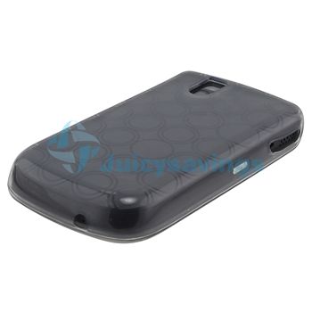 Clear Rubber Case+Privacy Film for Blackberry Tour 9630  