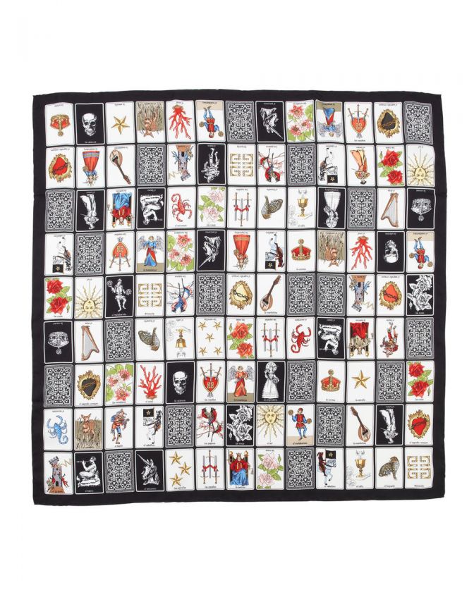 Givenchy Tarot Print Silk Scarf  