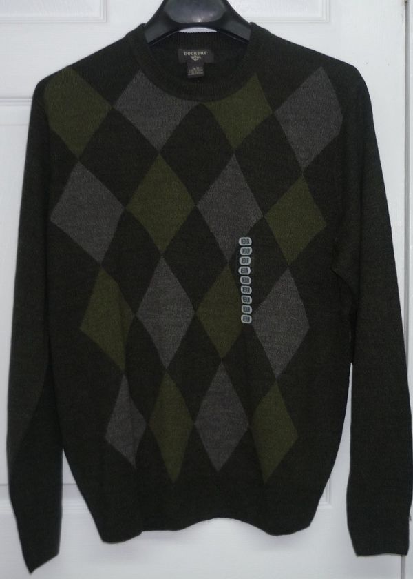 Dockers Acrylic Crewneck Sweater Regylar, Big&Tall NEW  