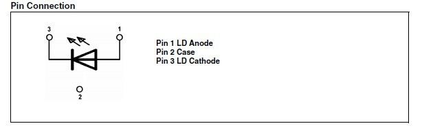 OSRAM 450nm 50 80mw Blue Laser Diodes/Single Mode/PL 450  