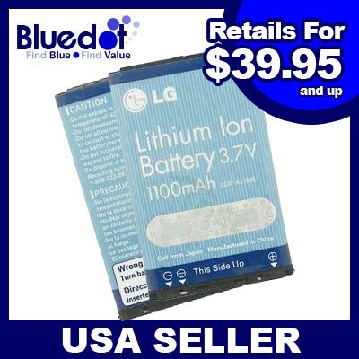 LG OEM LGIP A1100E BATTERY 3.7V 1100MAH LITHIUM ION Picture