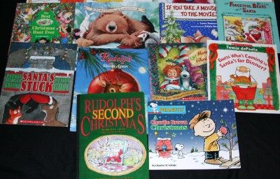 Lot~18 CHRISTMAS PICTURE BOOKS spot mouse strega nona  