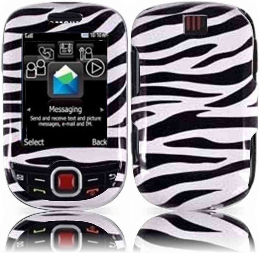 Zebra Hard Cover Case For Samsung Smiley t359 Elevate T356  