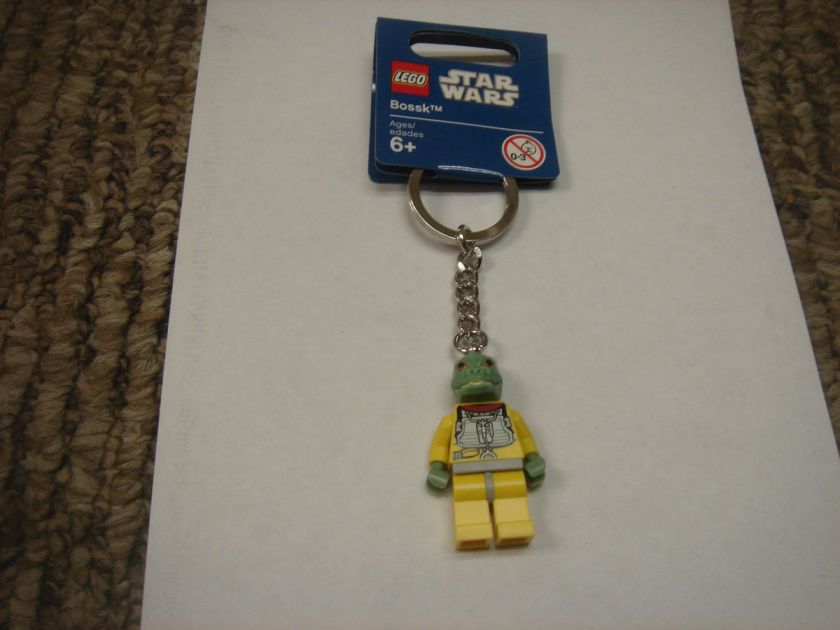 LEGO STAR WARS BOSSK MINIFIGURE KEYCHAIN new  