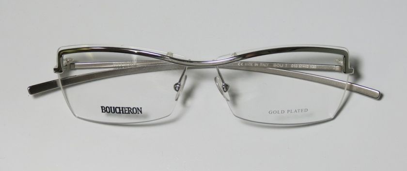 NEW BOUCHERON 7 57 12 135 PALLADIUM GOLD PLATED EYEGLASSES/GLASSES 