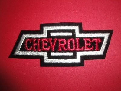   Stitched Patch Hat Jacket Chevy Bow Tie 5 Chevy Classic Logo  