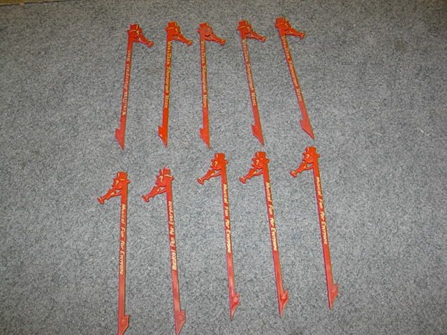 Wurlitzer 1015 swizzle sticks   group of 10 New Old Stock from 1946 