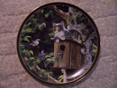 Bradford Plate NOSY NEIGHBORS House Sitting COA/ BOX  