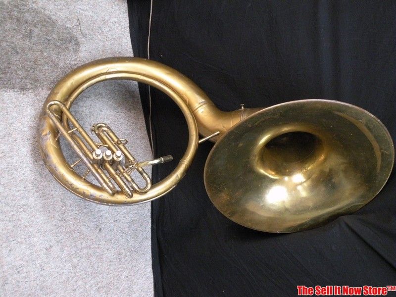 VINTAGE REYNOLDS 9553 SOUSAPHONE BRASS MUSICAL INSTRUMENT MARCHING 