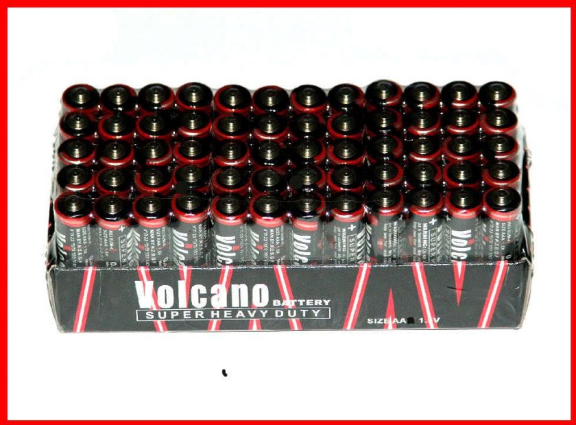 LOT 60 AA Batteries Wholesale SUPER HEAVY DUTY 1.5V  