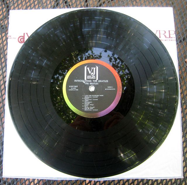 INTRODUCING THE BEATLES VEE JAY LP 1062 (1964) LP VJ 1062(1).MC3/VJ 