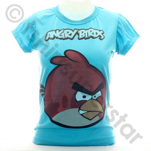 ANGRY BIRDS Girls Ladies T Shirt /Top / Tshirt S / M  