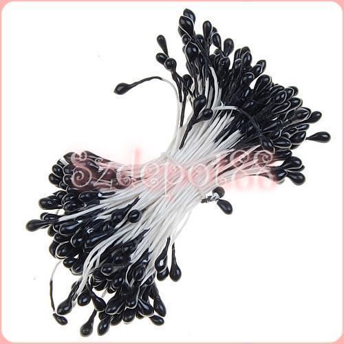 170 Pearl Round Head Sugar Flower Craft 2 tone Stamens  