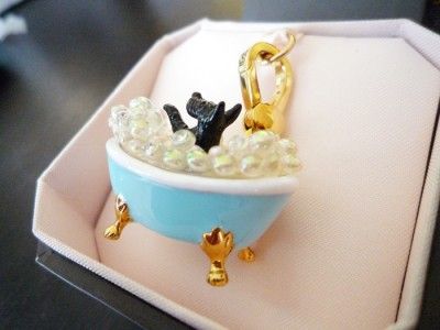 NIB Juicy Couture Scottie Dog Bubble Bath Golden Charm  