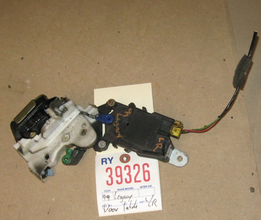 SUBARU 99 LEGACY DOOR LATCH ASSEMBLY LEFT REAR 1999  