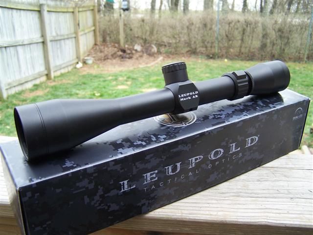  Mark AR 3 9x40 Tactical Scope Mil Dot and Burris P.E.P.R. Mount 