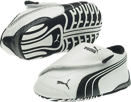 NEW BABY PUMA DRIFT CAT III LW WHITE BLACK ORIGNAL CUTE  